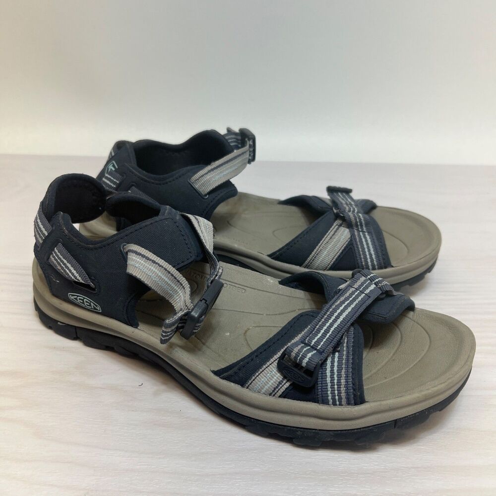 Keen Terradora II Open Toe Women's Sandals 2 Strap Buckle‎ Size 8.5 Blue Shoes